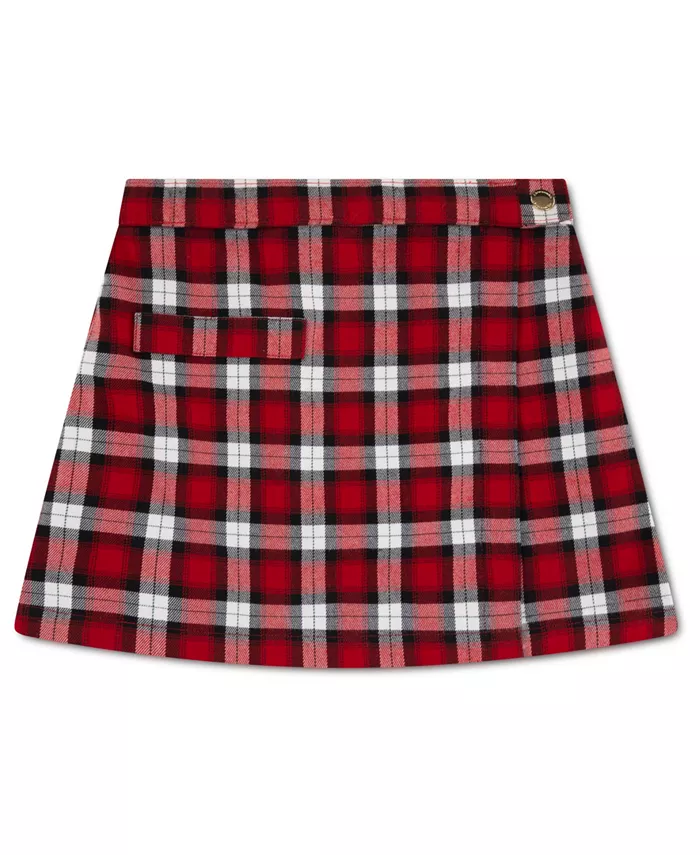 

Детская юбка-шорты в клетку Abercrombie Kids, красный