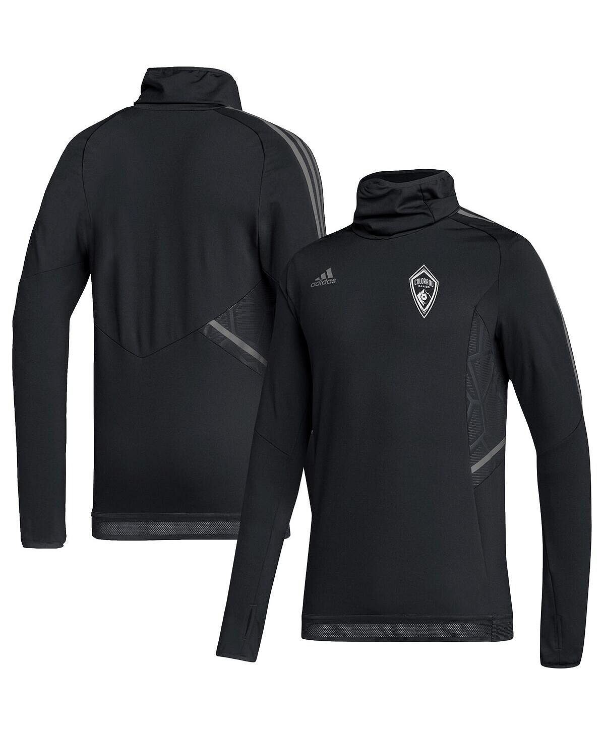 

Мужской черный утепленный пуловер Colorado Rapids COLD.RDY с регланами adidas