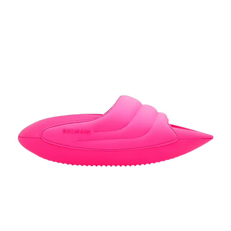 Мюли Balmain Wmns B-IT Quilted Leather Mules Neon Pink, розовый