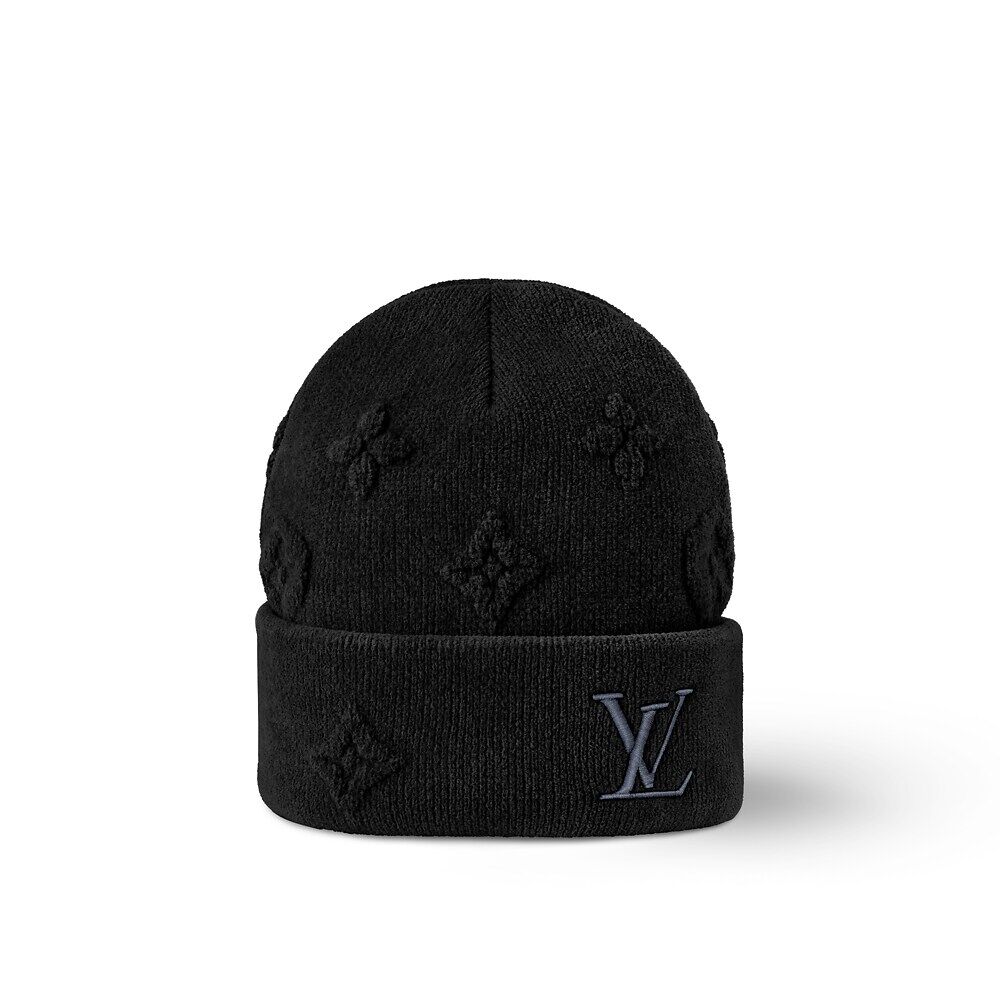 

Шапка-бини с монограммой LV Crush Louis Vuitton, черный