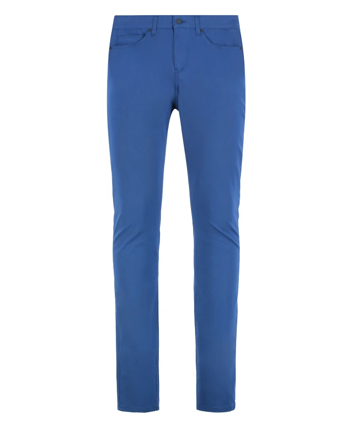 

Зауженные брюки с логотипом на спине Hugo, синий