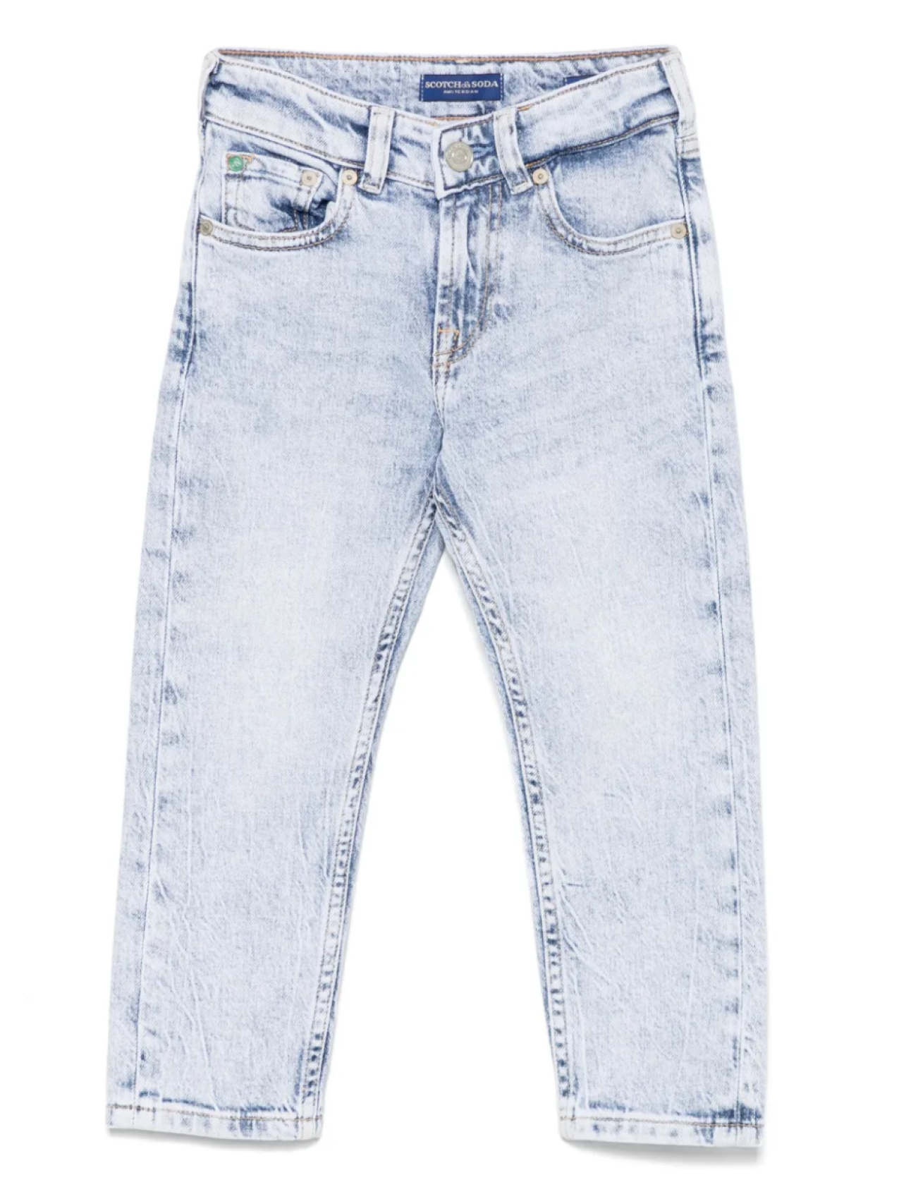 

Джинсы с нашивкой-логотипом Scotch & Soda Kids, синий