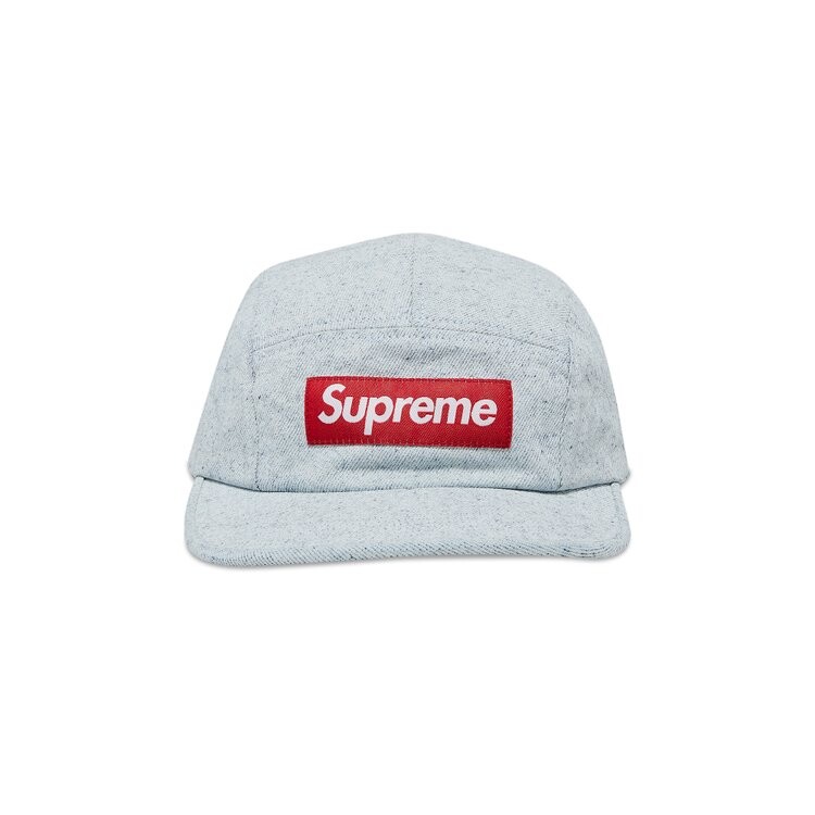 

Бейсболка Supreme Coated Denim Camp Cap, белый