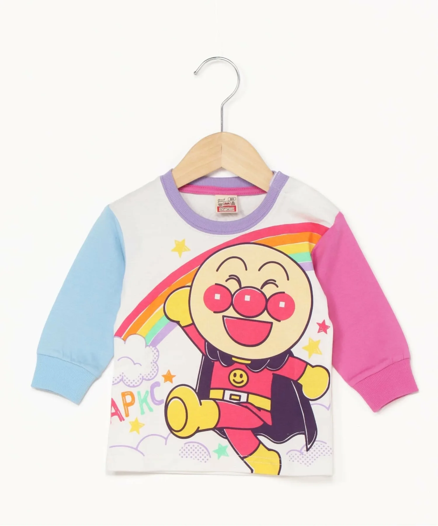 Яркая футболка с длинными рукавами Anpanman Anpanman Kids Collection, цвет Pink — фото 2