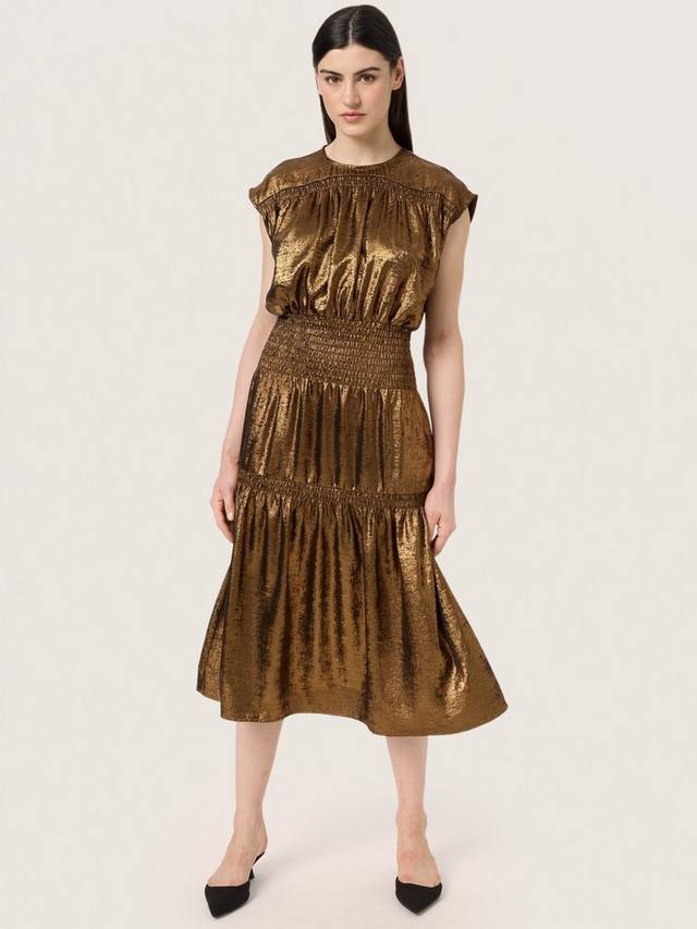 

Многоярусное платье элви Soaked In Luxury, цвет Copper