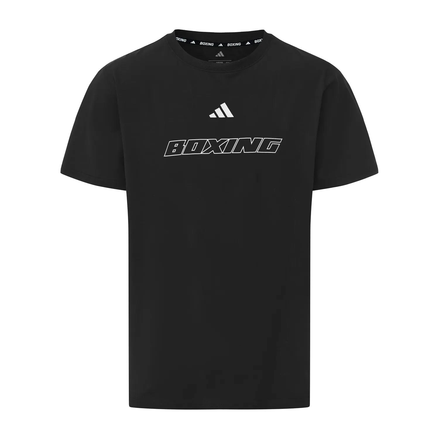 Adidas Футболка с круглым вырезом и коротким рукавом унисекс черная белая