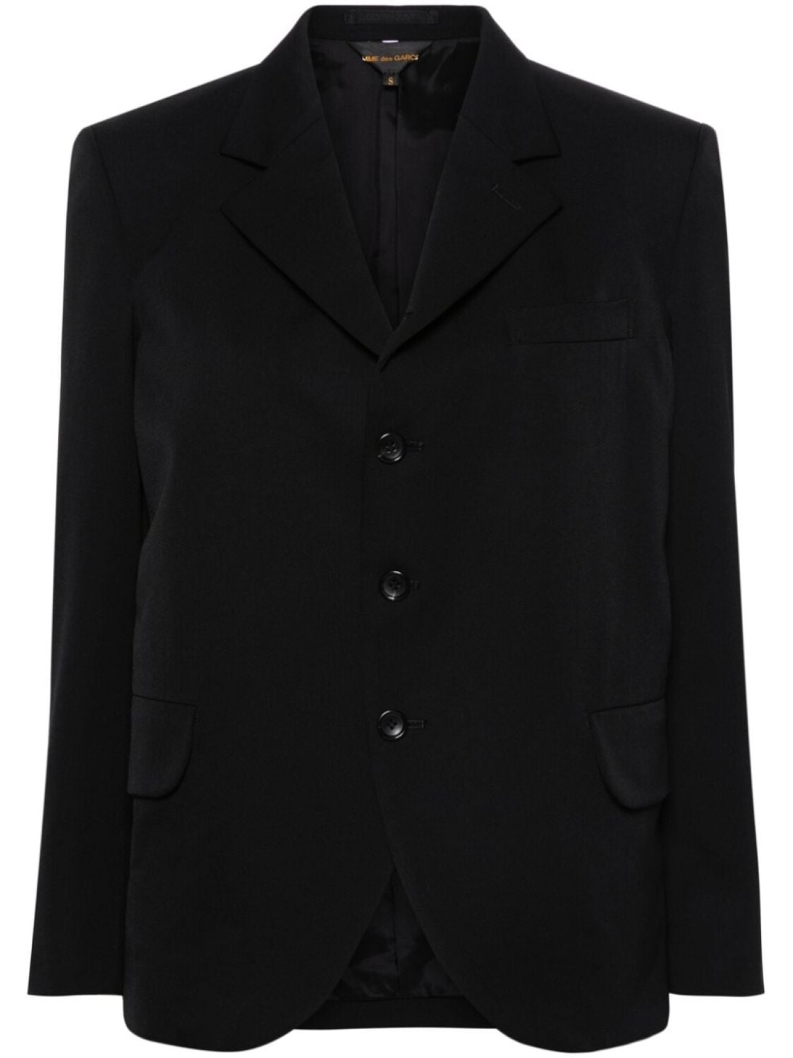 

Comme Des Garçons шерстяной однобортный пиджак, черный
