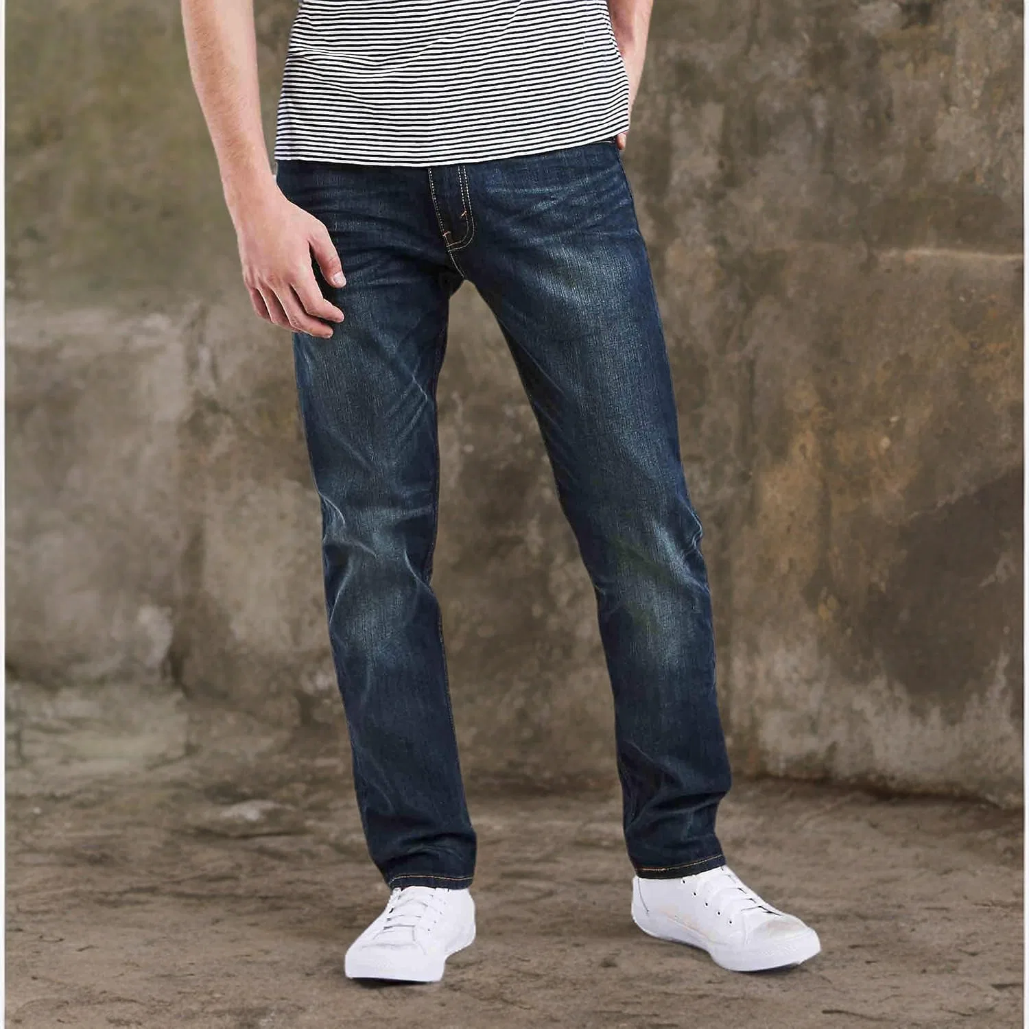 Джинсы зауженные Levi's, Розовый — фото 4