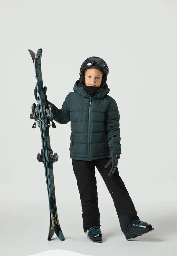 Куртка St anton puffer ski jacket Swedemount, кедрово-зеленый черный