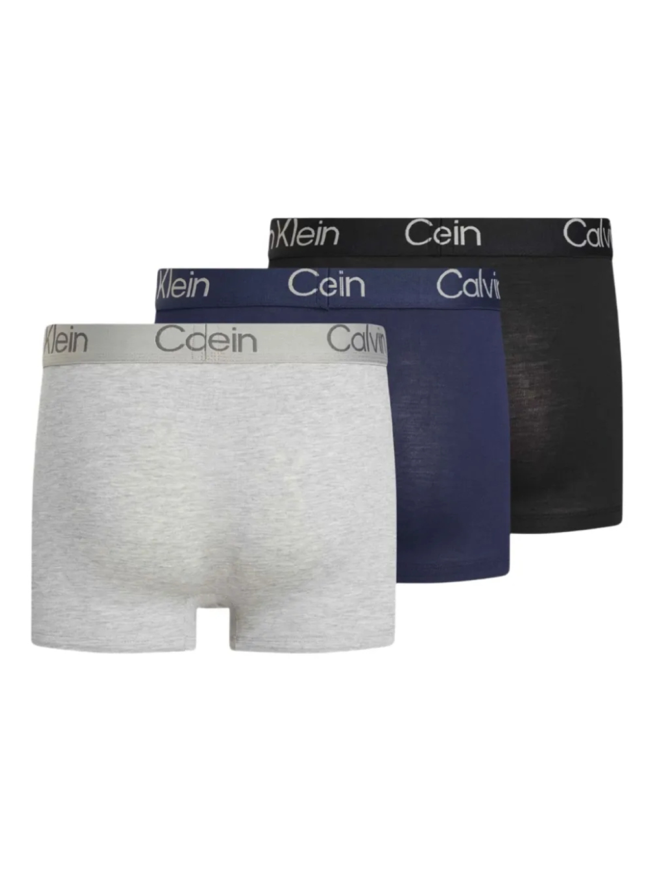 

Боксеры с логотипом Calvin Klein на поясе (упаковка из трех штук), серый