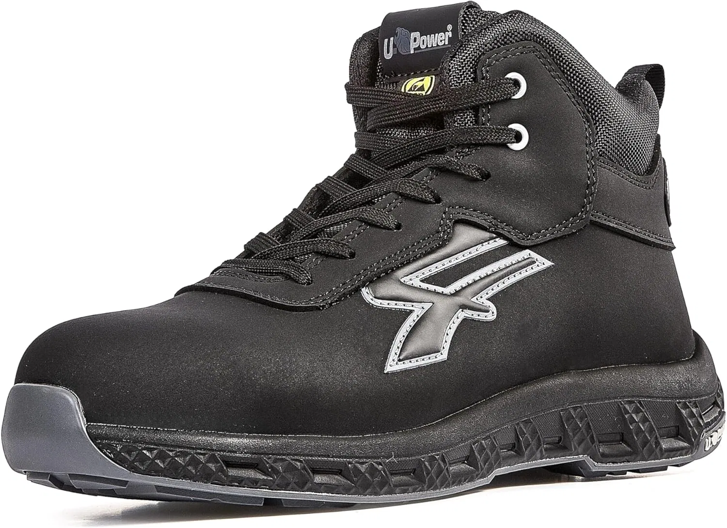 Мужские противопожарные туфли U Power Scarpe Antinfortunistiche Da Lavoro, Black