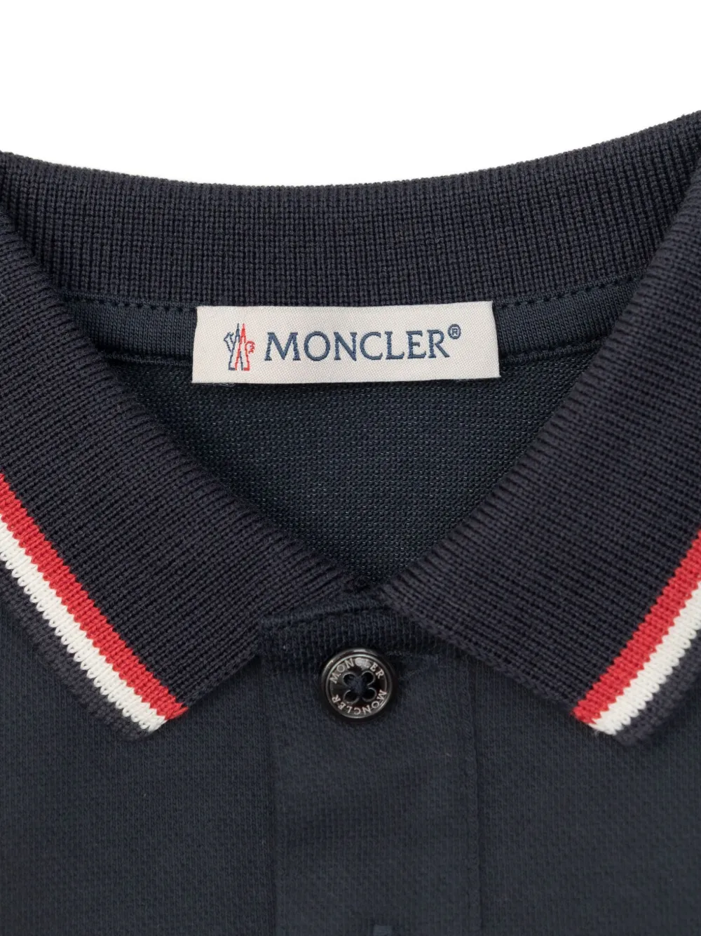 Комбинезон с нашивкой-логотипом Moncler Enfant, синий — фото 3