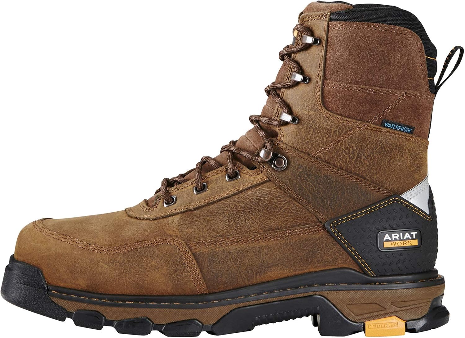 Мужские ботинки ARIAT Intrepid 8 с водонепроницаемым композитным носком- кожаные ботинки, коричневый — фото 2