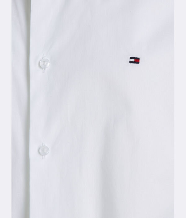 Рубашка мужская Tommy Hilfiger базовая хлопковая, белый — фото 4