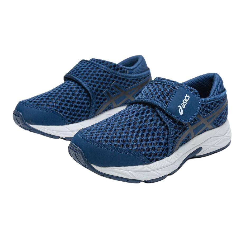 Детские кеды Детские низкие темно-синие Asics, темно-синий — фото 3