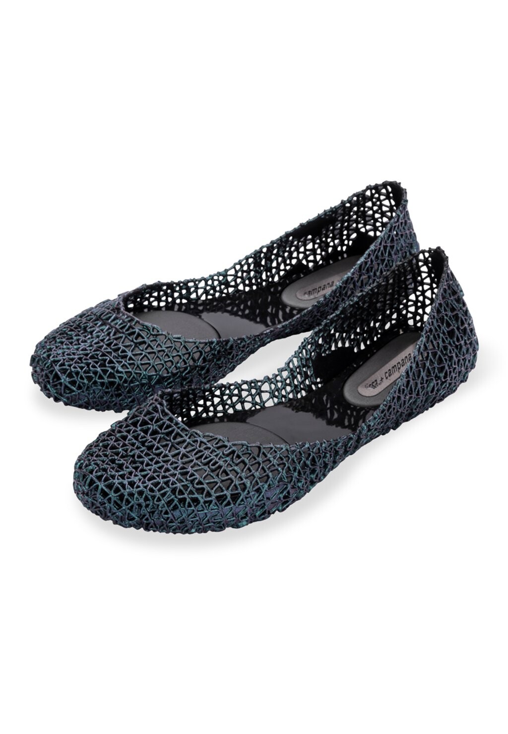 Балетки классические CAMPANA PAPEL Melissa, цвет teal blue — фото 2