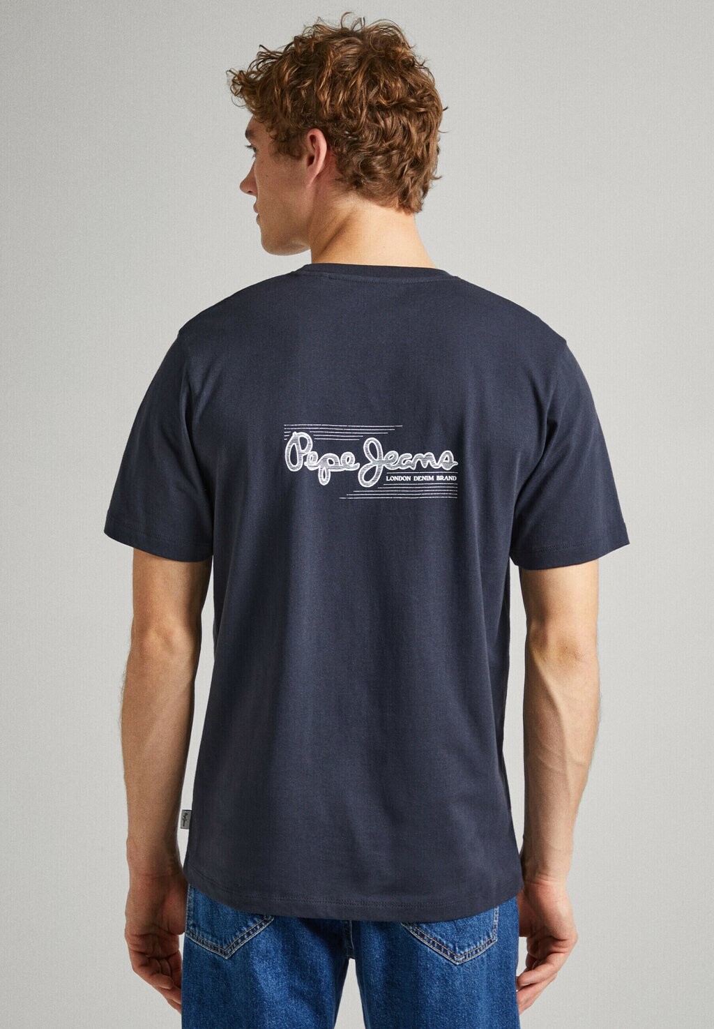 

Футболка с принтом SINGLE CLIFORD Pepe Jeans, цвет dulwich blue