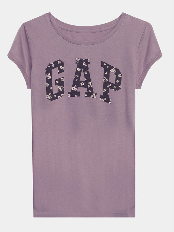 

Футболка стандартного кроя Gap, фиолетовый