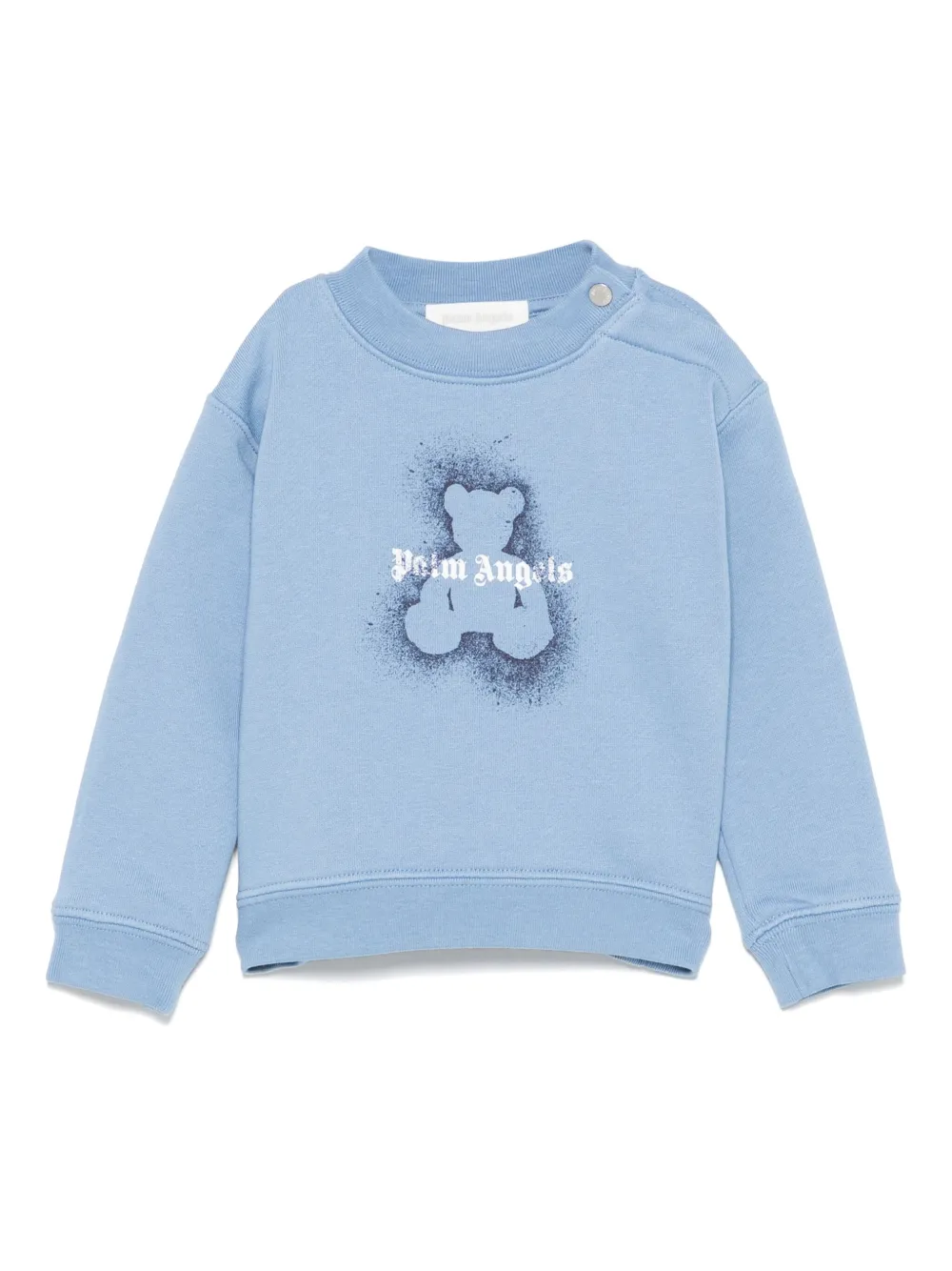 

Толстовка с принтом Palm Angels Kids, синий