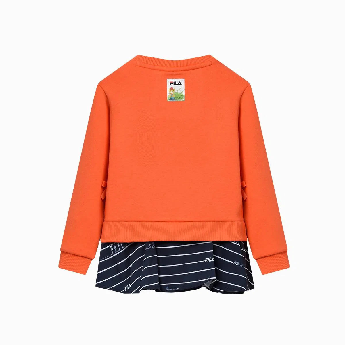 Свитшот x Pepe Shimada Bright Red Orange для детей 3-7 лет FILA KIDS — фото 2