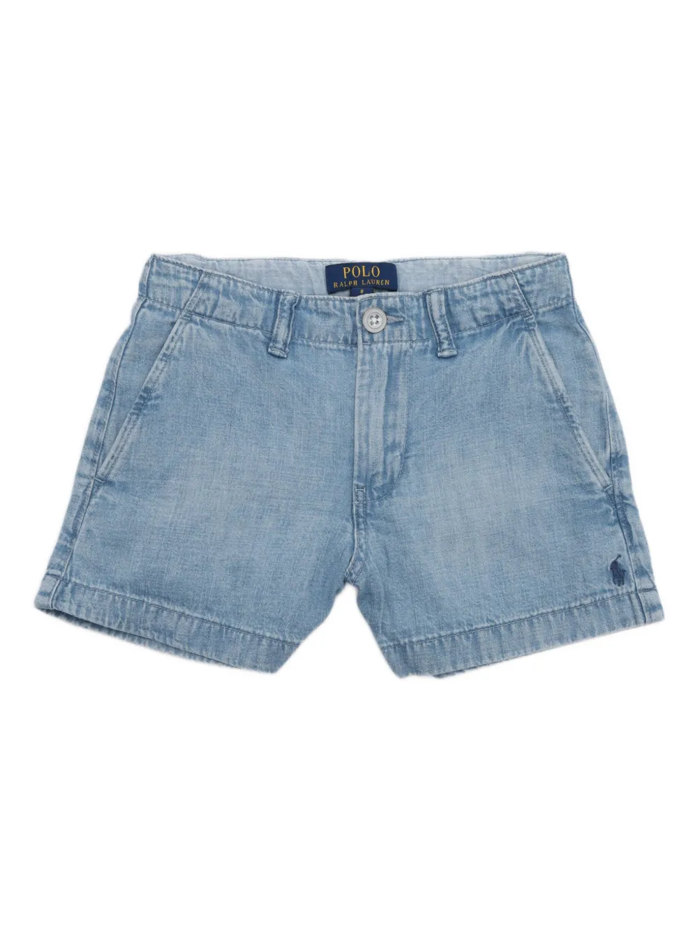 

Джинсовые шорты с логотипом Polo Pony POLO RALPH LAUREN KIDS, синий