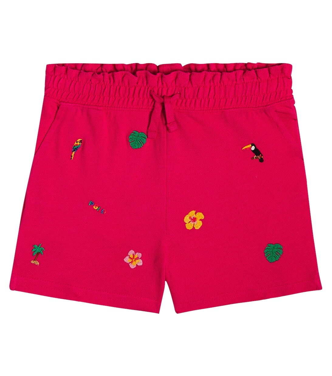 

Хлопковые шорты с вышивкой Polo Ralph Lauren, красный, Розовый, Хлопковые шорты с вышивкой Polo Ralph Lauren, красный