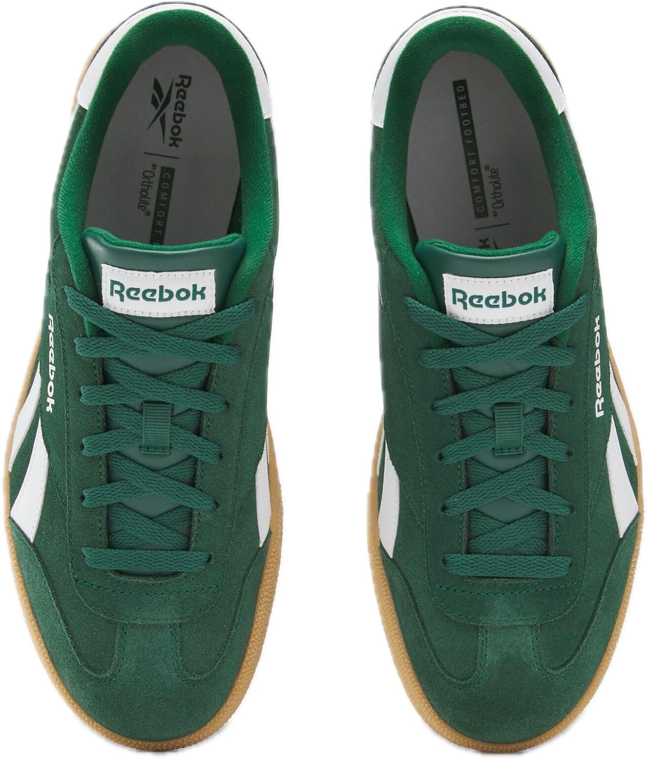 Кроссовки Reebok Unisex Smash Edge, белый/зеленый/темно-зеленый — фото 3