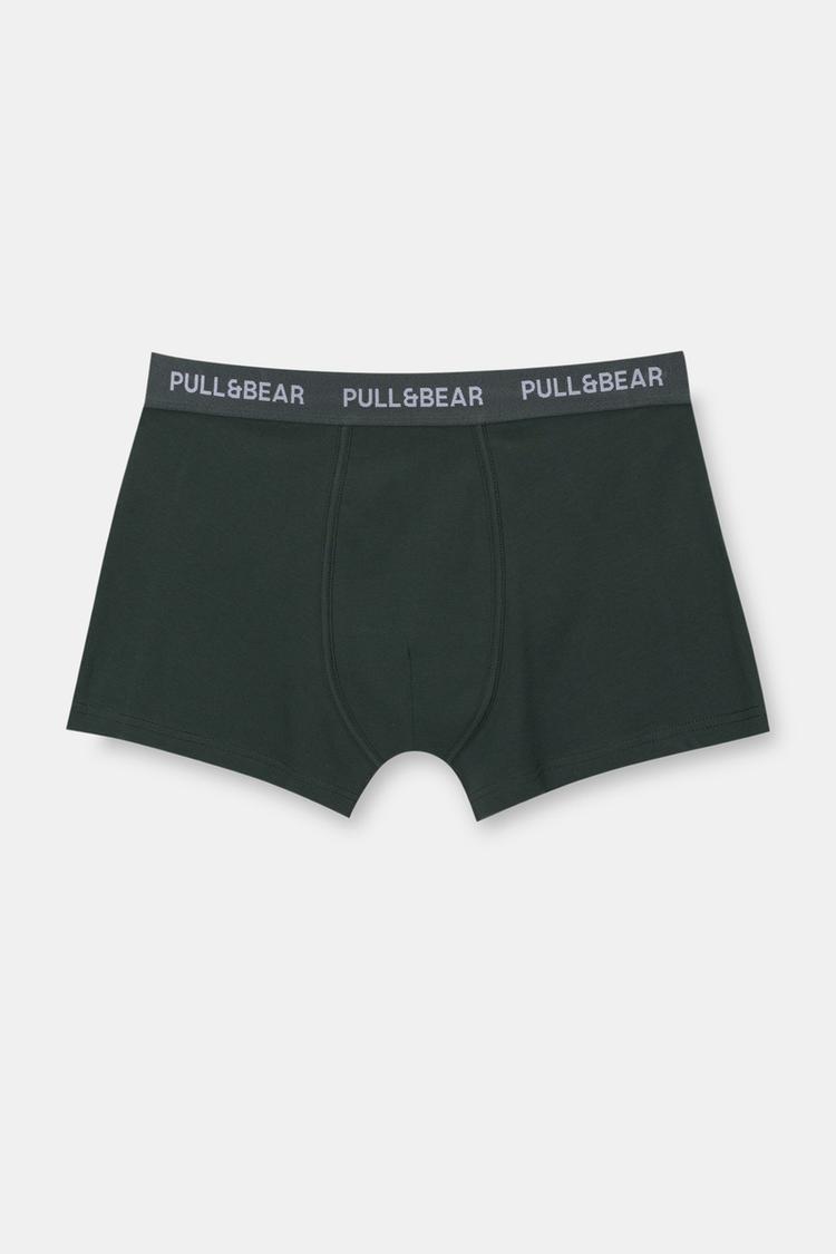 

Упаковка из 3 трусов-боксеров Pull And Bear, мультиколор