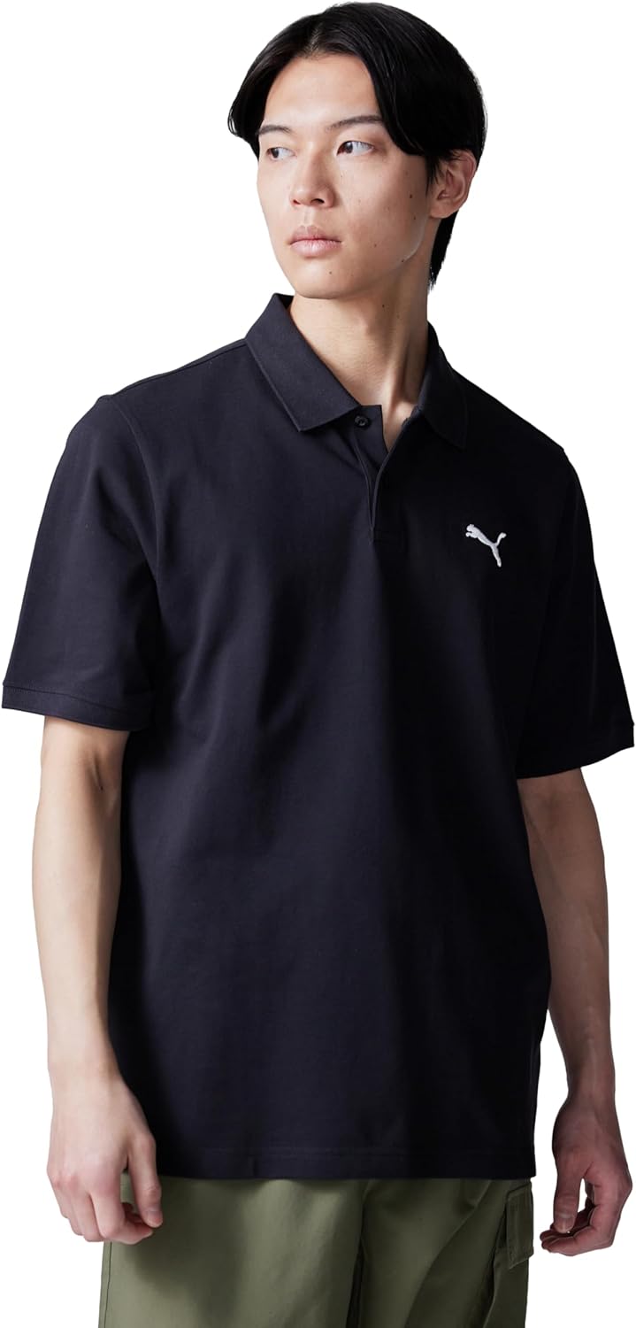 

Мужская повседневная рубашка-поло PUMA ESS Pique 687587, черный