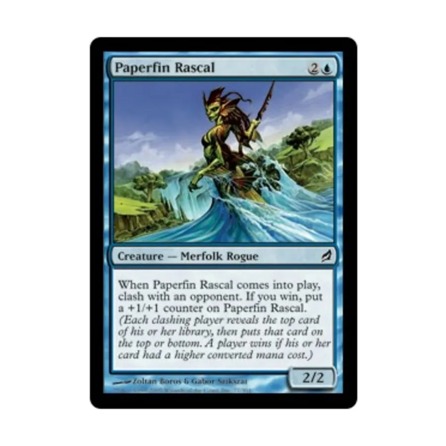 

CCG Бумажный негодяй (клавиша C), MTG - Lorwyn