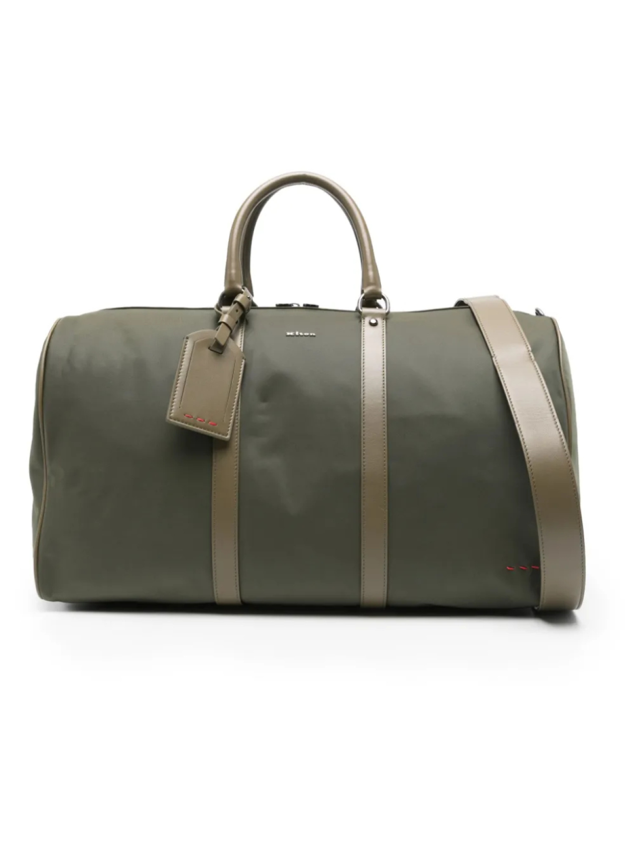 

Kiton дорожная сумка с логотипом, зеленый