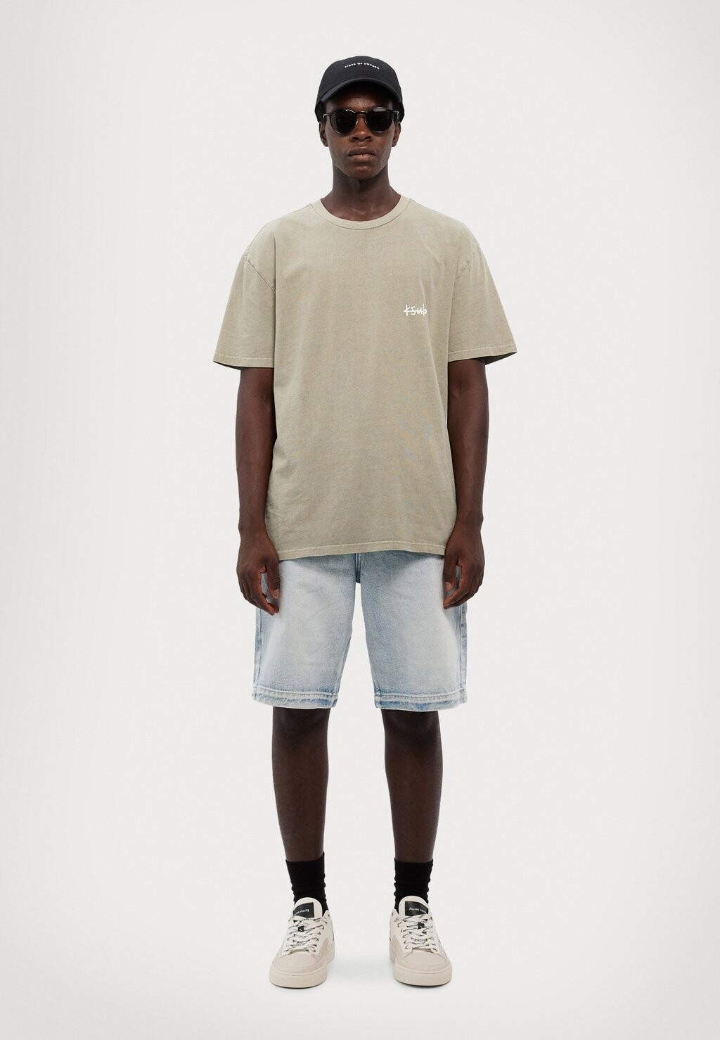 

Принт на футболке ALL DAY BIGGIE TEE OUTBACK Ksubi, зеленый