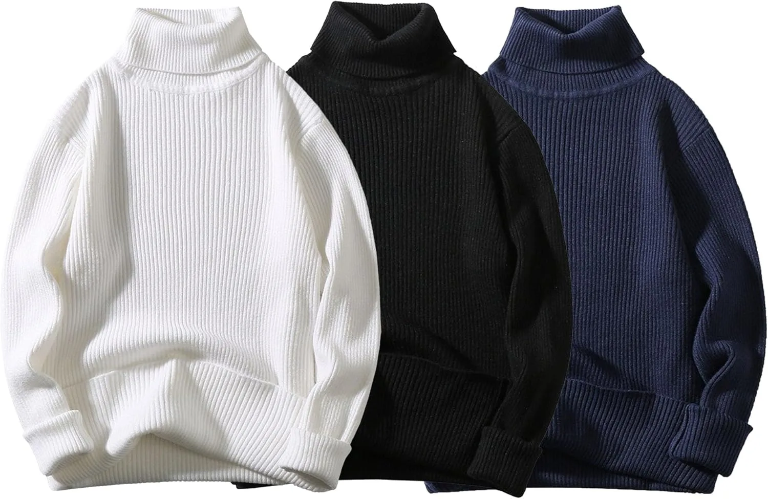 

Мужской свитер с узором Twist, водолазка, Slim Fit, легкий, с длинными рукавами SWJGLITTR