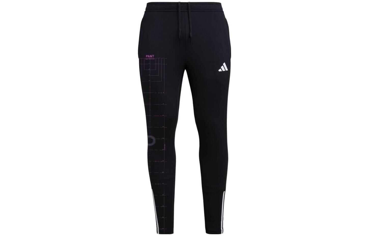 

Трикотажные спортивные штаны мужские черные Adidas, черный