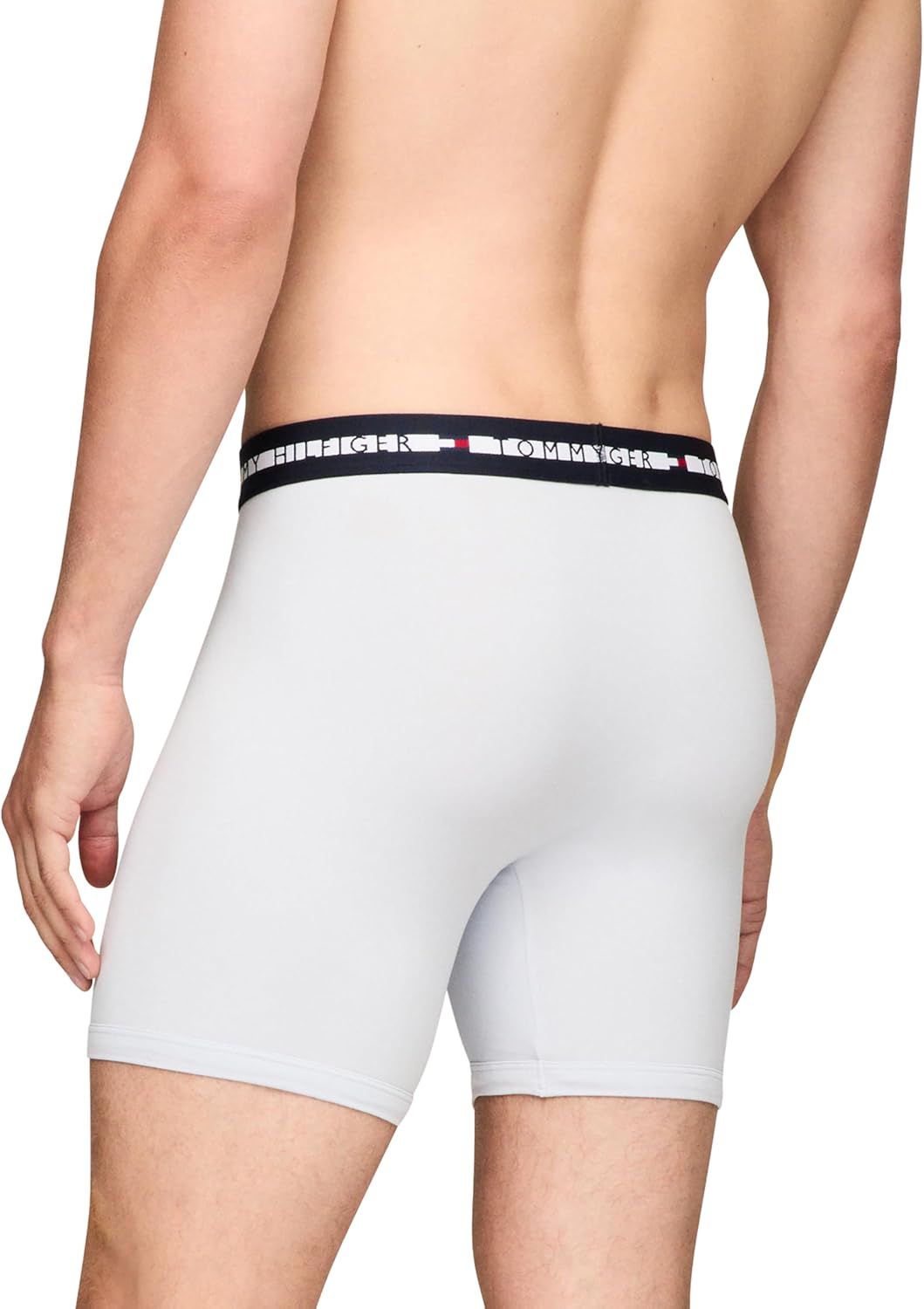 Комплект из 3 мужских трусов-боксеров Tommy Hilfiger Comfort Plus, Breezy Blue, Bank Blue, Navy — фото 3