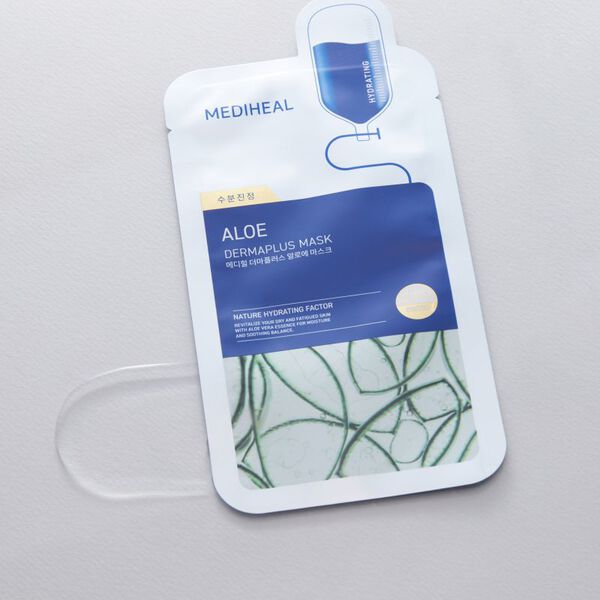 Эссенция Mediheal — Увлажняющая для лица, Dermaplus aloe, 22 мл — фото 4