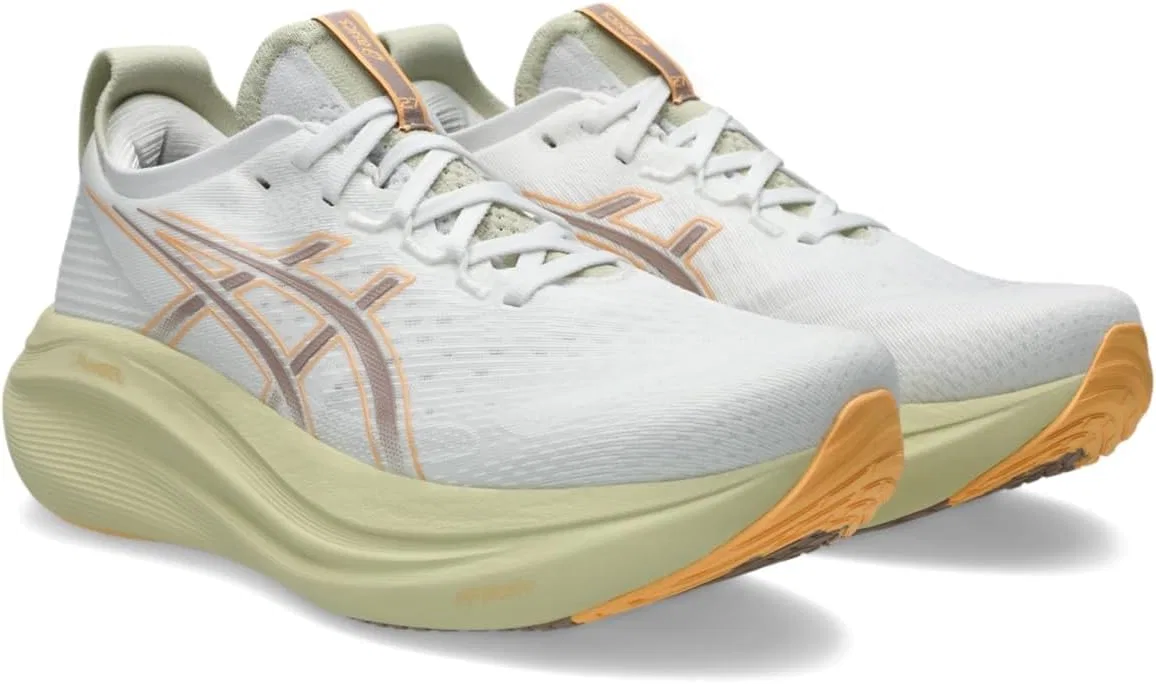 Мужские беговые кроссовки ASICS Gel-Nimbus 27, 2-White Fawn — фото 2