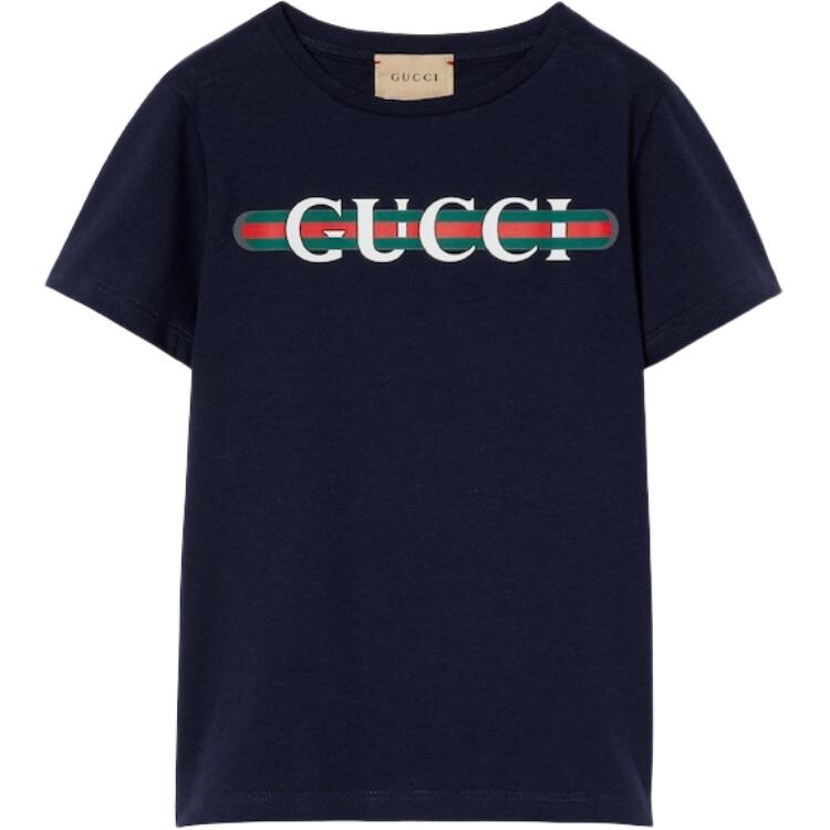 

Детская футболка Gucci, темно-синий