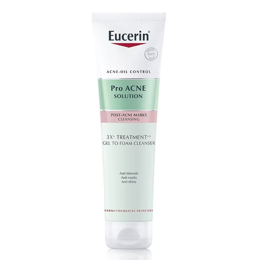 

Eucerin Pro Acne Solution 3X Гель-пенка для умывания 150 мл, Green