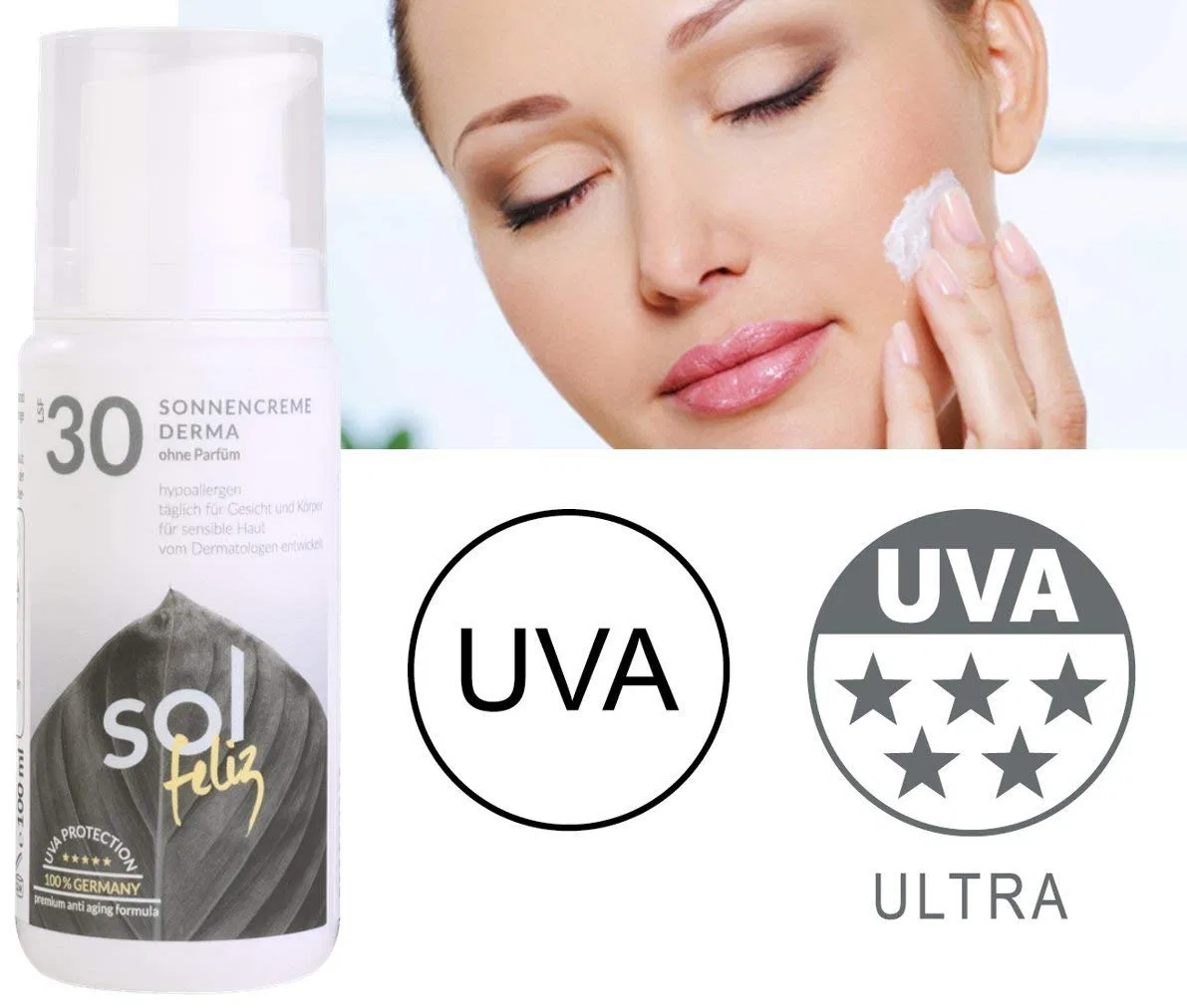Дерматологический солнцезащитный крем SPF 30 от Sol Feliz Sol Feliz — фото 4