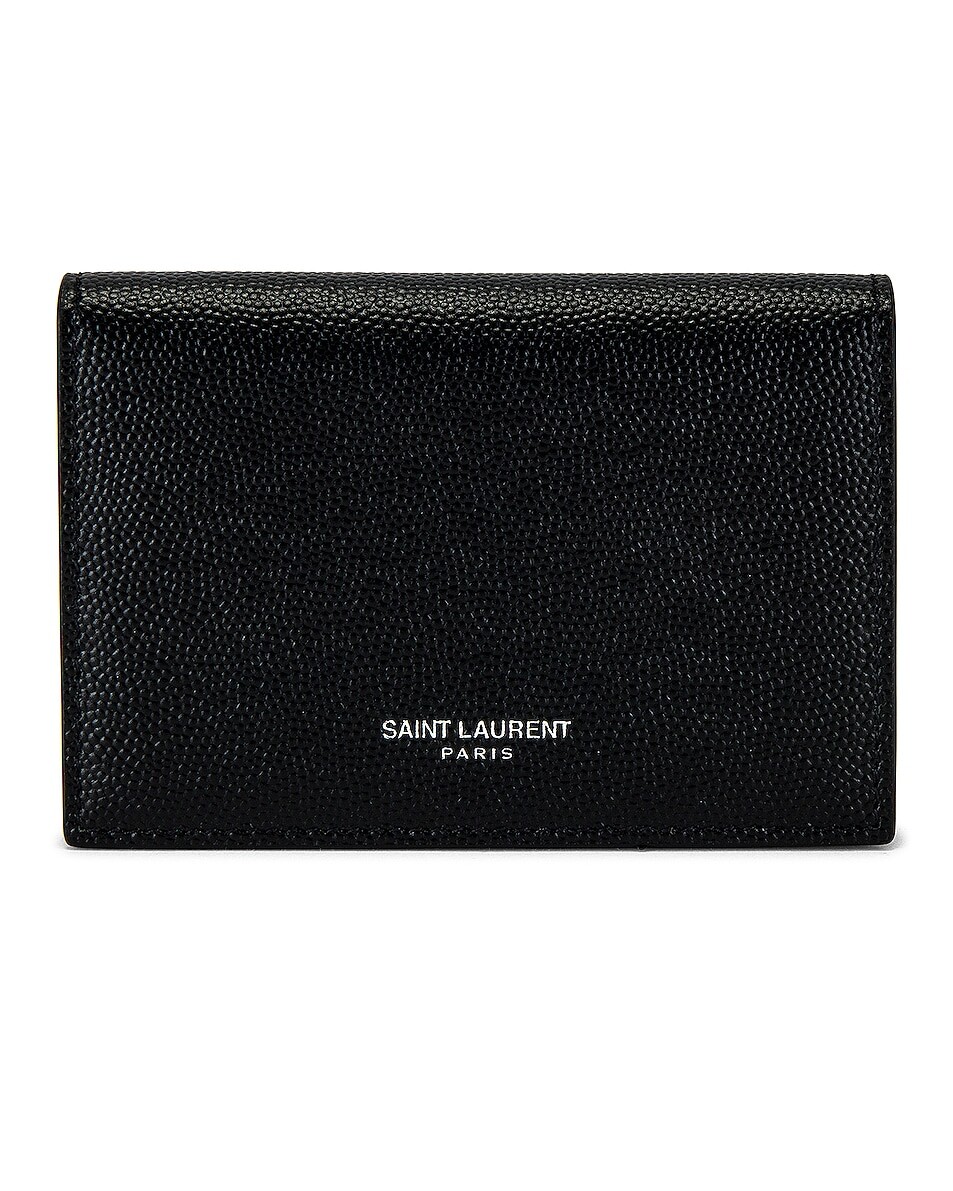 

Держатель карты Saint Laurent, цвет Nero