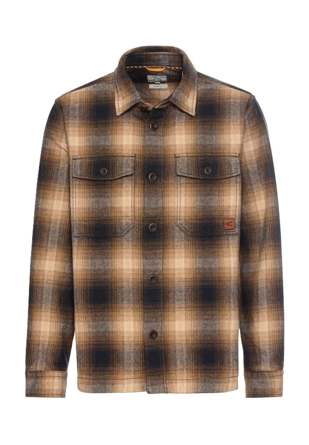 

Рубашка свободного кроя, планка на пуговицах, мужская Camel active, цвет 24 Sepia Brown