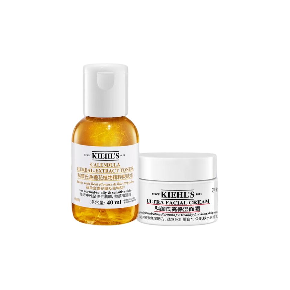 Дорожный набор средств по уходу за кожей Kiehl's: очищающее средство + тоник + крем для лица + маска для очищения пор — фото 2
