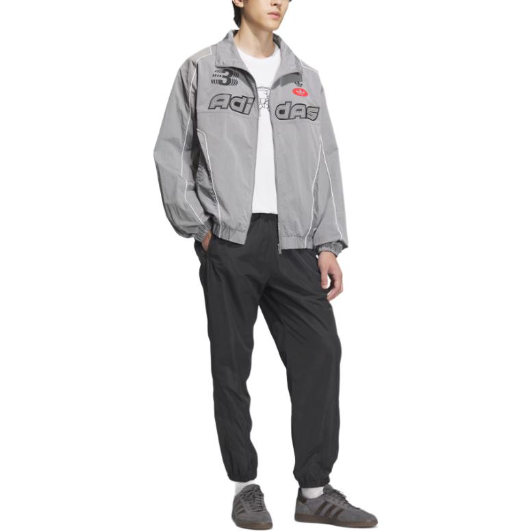 Adidas Originals Мужская куртка RAC WV JKT M серого цвета, Gray — фото 3
