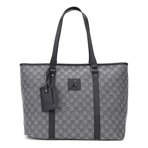 

Сумка monogram tote bag (32l) 'grey' Air Jordan, серый