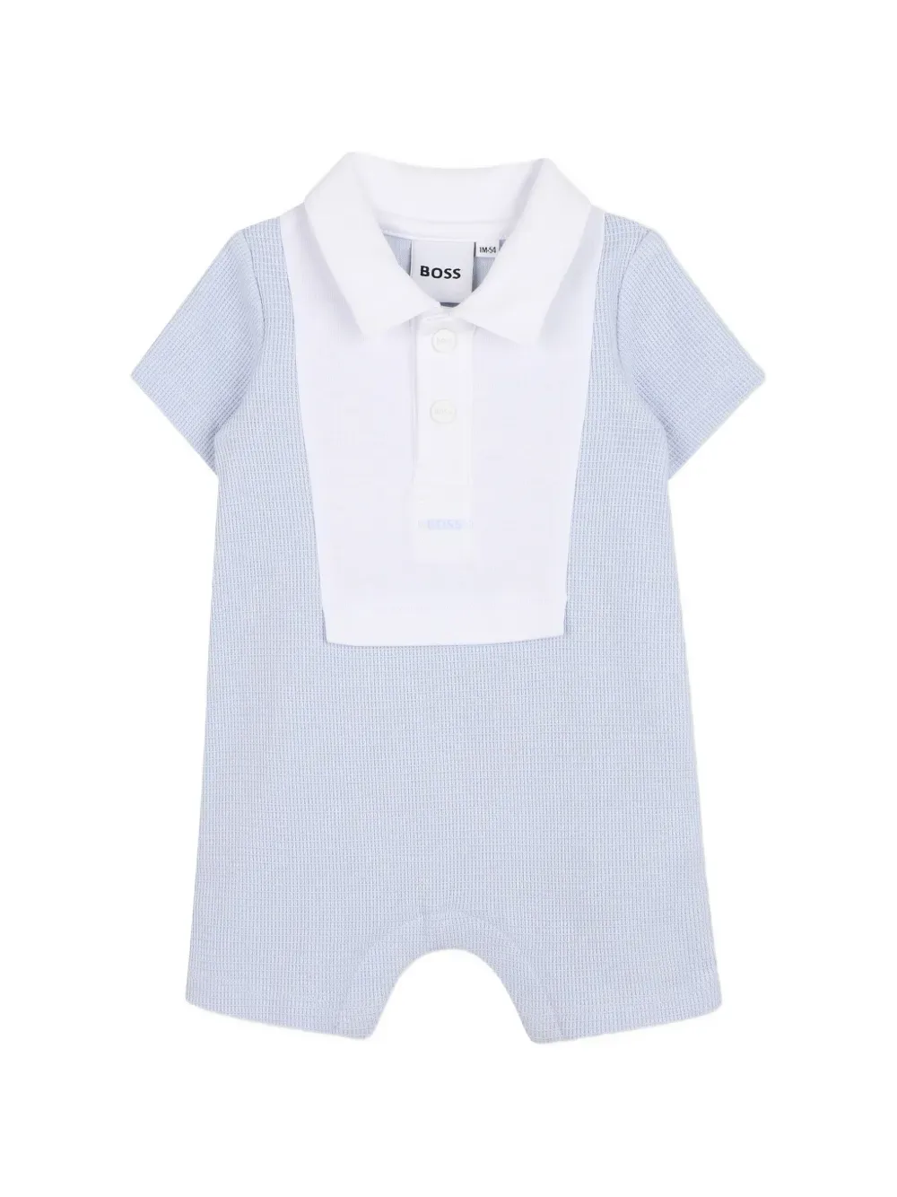 Купальник с воротником BOSS Kidswear, синий