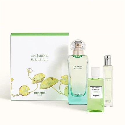Un Jardin Sur Le Nil By Hermes Edt Spray 3.3Oz, Shower Gel 1.3Oz, And Edt Spray 0.5Oz — фото 2