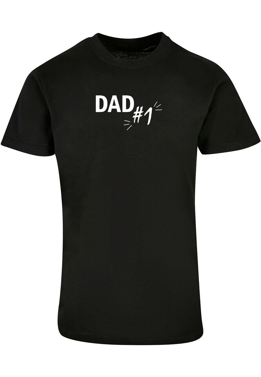 

Классическая футболка Merchcode Shirt Fathers Day - Dad Number 1, черный