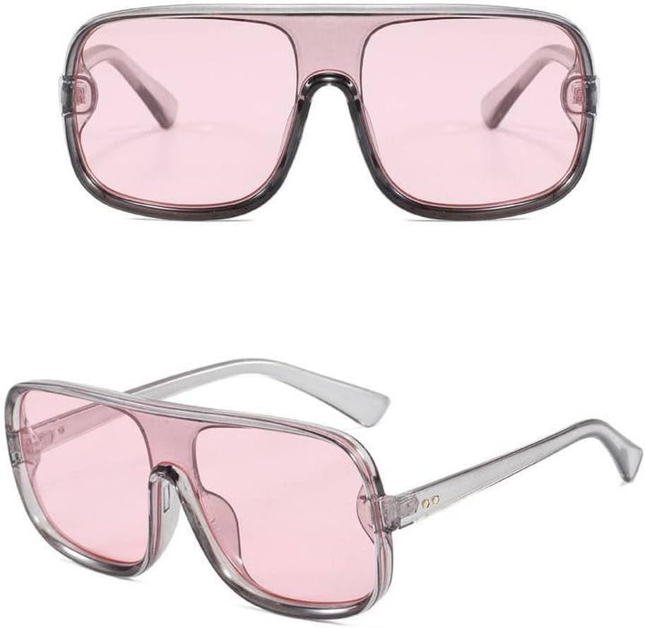 

Мужские солнцезащитные очки большого размера 2027 года, моноблочные, с градиентным переходом, для активного отдыха, модные и стильные солнцезащитные очки для женщин MTZJH, Clear Grey-pink