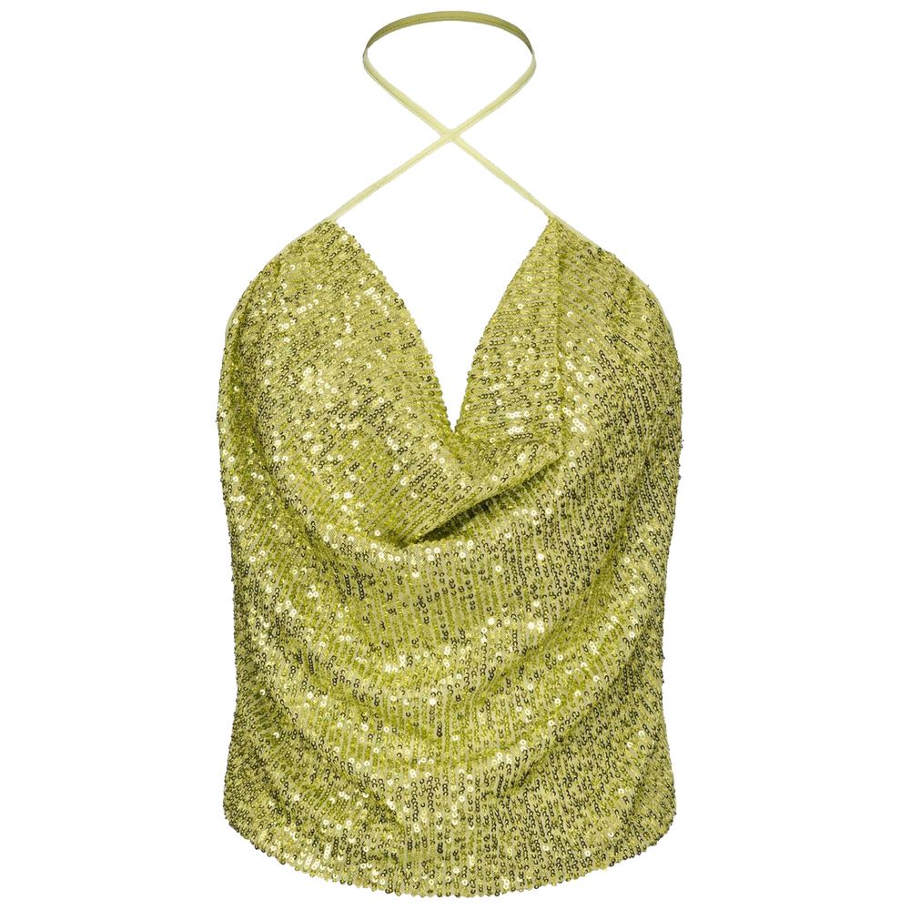 

Зеленая полиэстеровая футболка Pinko, зеленый